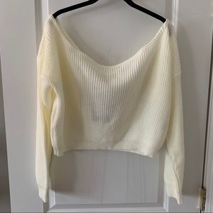 Pretty Little Things Off The Shoulder Sweater